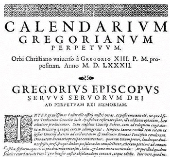 Gregoriaanse kalender