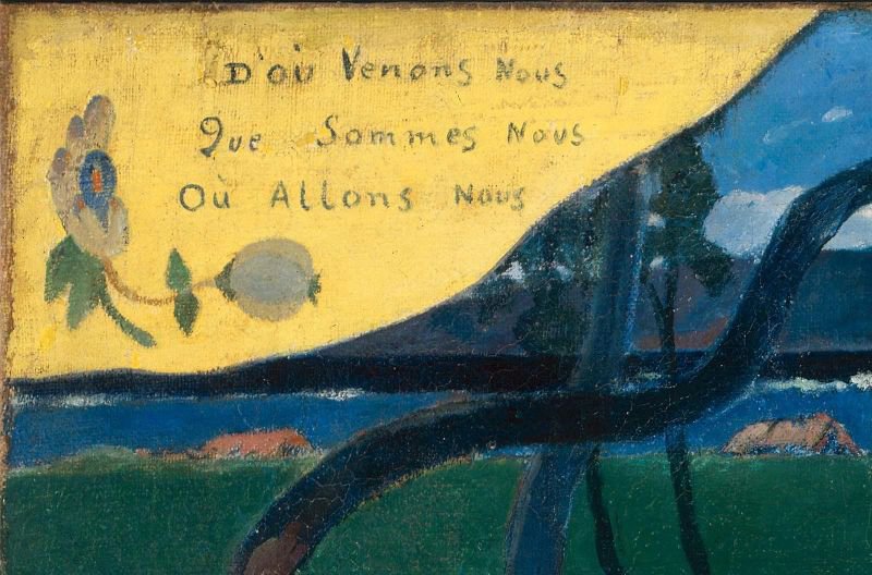 detail schilderij Gauguin